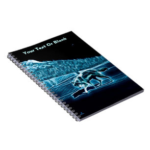 Caderno Espiral Um Lobo Na Neve