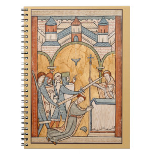 Caderno Espiral Um Martírio Precoce de São Tomás Becket na Arte