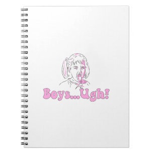 Caderno Espiral Um meme engraçado da garota de desenho animado - "