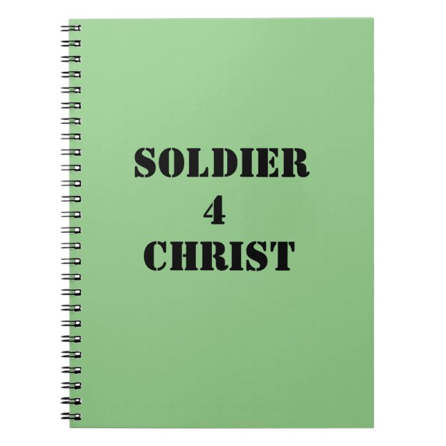 Caderno Espiral Um notebook encorajador (Frente)