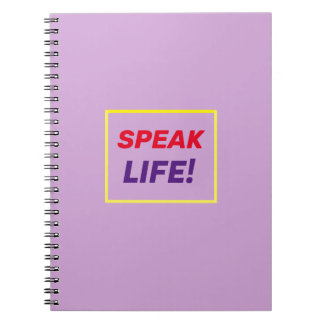 Caderno Espiral Um notebook encorajador