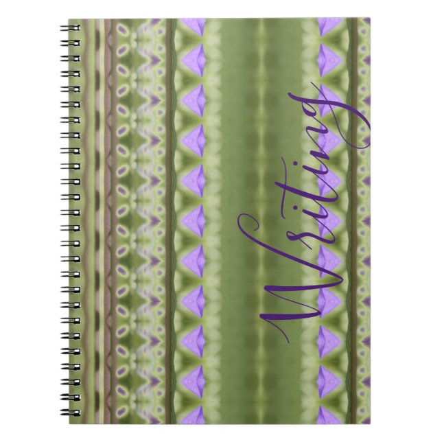 Caderno Espiral Um notebook Escrevendo com o Cobrir do Rico (Frente)