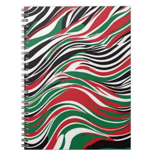 Caderno Espiral Um notebook Na moda com design abstrato em negrito