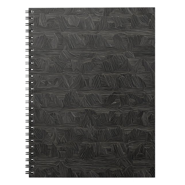 Caderno Espiral Um notebook Na moda com Padrões geométricos modern (Frente)