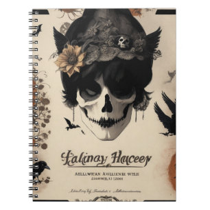 Caderno Espiral Um notebook para os entusiastas do Halloween Crow