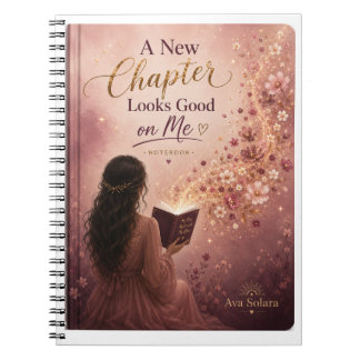 Caderno Espiral Um Novo Capítulo: Diário Inspirador