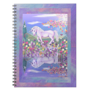 Caderno Espiral Um paraíso roxo