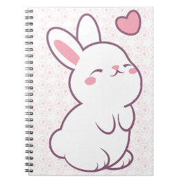 Caderno Espiral Um Pequeno Coelho Feito de Sentimentos