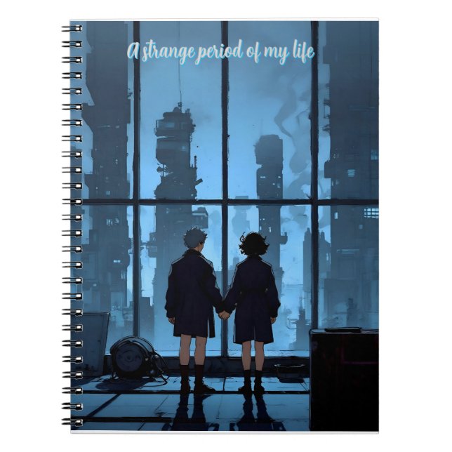 Caderno Espiral "Um período estranho da minha vida" (Frente)