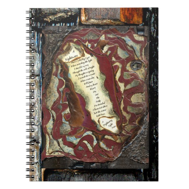Caderno Espiral Um Pesadelo (Frente)