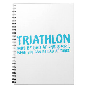 Caderno Espiral Um presente Triathlon excelente para seu amigo ou 