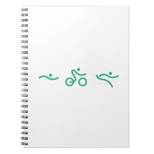 Caderno Espiral Um presente Triathlon excelente para seu amigo ou