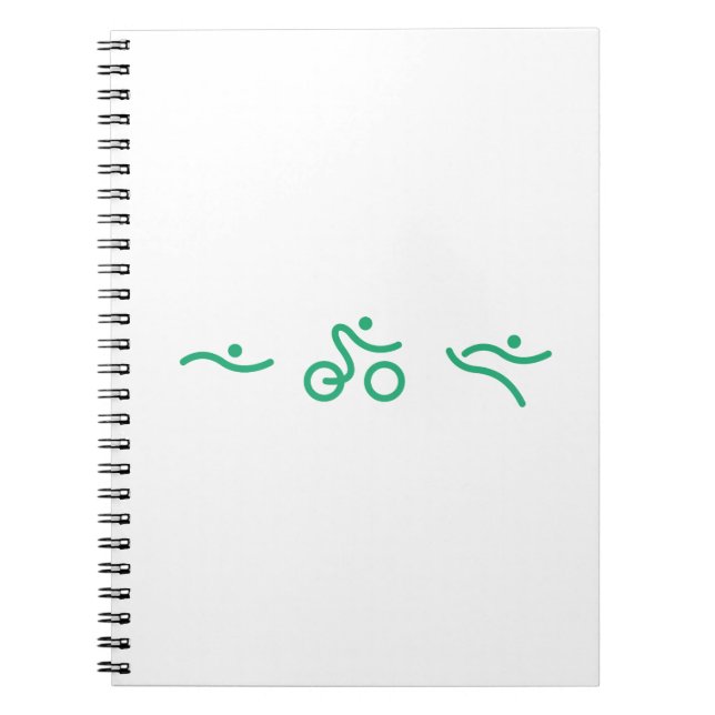 Caderno Espiral Um presente Triathlon excelente para seu amigo ou  (Frente)