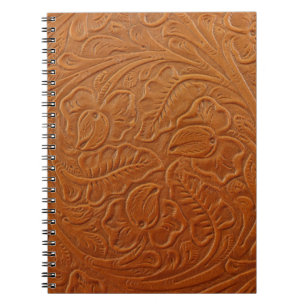 Caderno Espiral Um rico de fundo castanho colorido, feito de