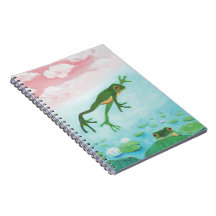 Um Sapo Passa Para A Ilustração Do Pond