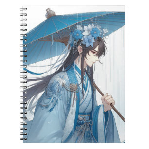 Caderno Espiral Um Senhor Chinês Adorável (Estilo de Manga Orienta