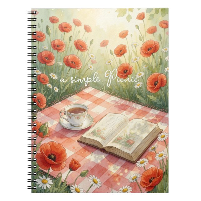 Caderno Espiral Um Simples Piquenique (Frente)