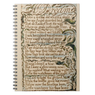 Caderno Espiral Um sonho, ilustração 'das canções da inocênci