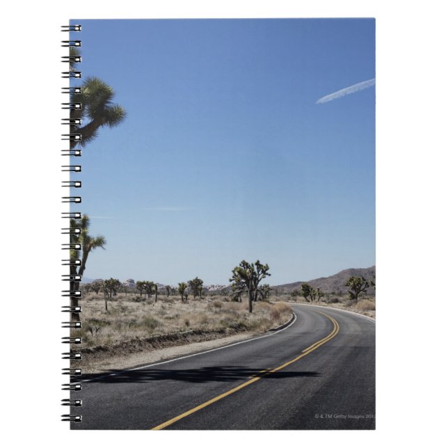 Caderno Espiral uma boa rua dada forma no meio do (Frente)