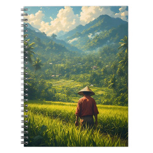 Caderno Espiral Uma Colheita Pacífica