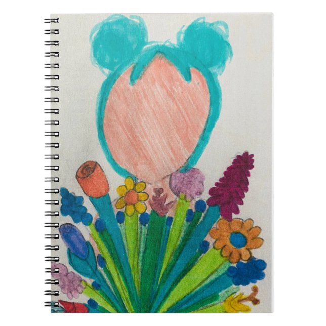 Caderno Espiral Uma dica do notebook Z "Confident Flo" (Frente)