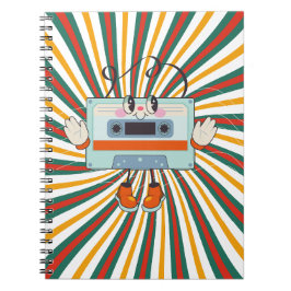 Caderno Espiral Uma escola antiga de música retrô