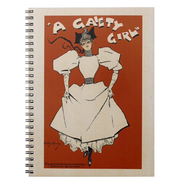Caderno Espiral Uma Gaiety Girl (Frente)
