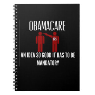 CADERNO ESPIRAL UMA IDEIA TÃO BOA QUE TINHA QUE SER OBAMACARE OBRI