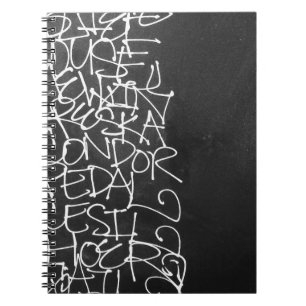 Caderno Espiral uma lista dos nossos rapazes
