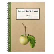 Uma Maçã Amarela Com Folhas Personalizadas