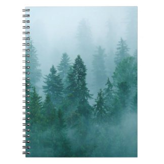 Caderno Espiral Uma manhã fria no Parque Nacional de Ceahlau, Roma