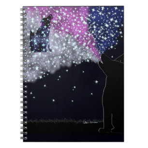 Caderno Espiral Uma noite de verão com Sirius