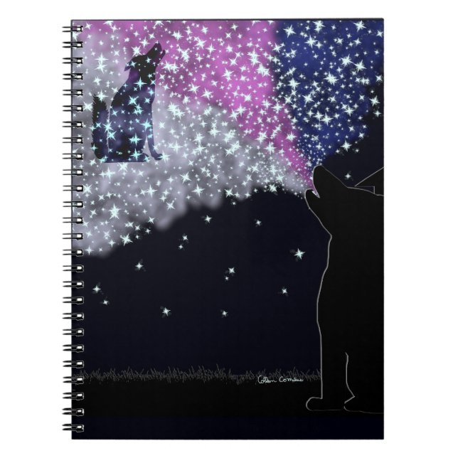Caderno Espiral Uma noite de verão com Sirius (Frente)