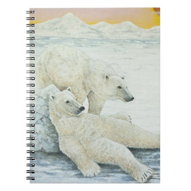 Caderno Espiral Uma noite longa dos dias (Frente)