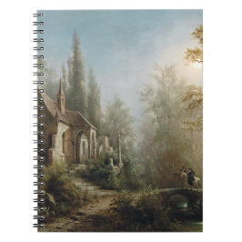 Caderno Espiral Uma Noite Lua Sobre Capela e Cavaleiros - Rieger