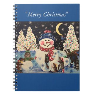 Caderno Espiral "Uma Noite Mágica na Neve"