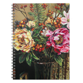 Caderno Espiral Uma noite tranquila no Café do Reino -