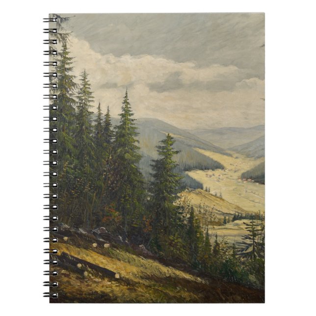 Caderno Espiral Uma olhada na Floresta Negra - Karl Julius Wilhelm (Frente)