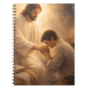Caderno Espiral Uma Oração de Joelhos com Jesus