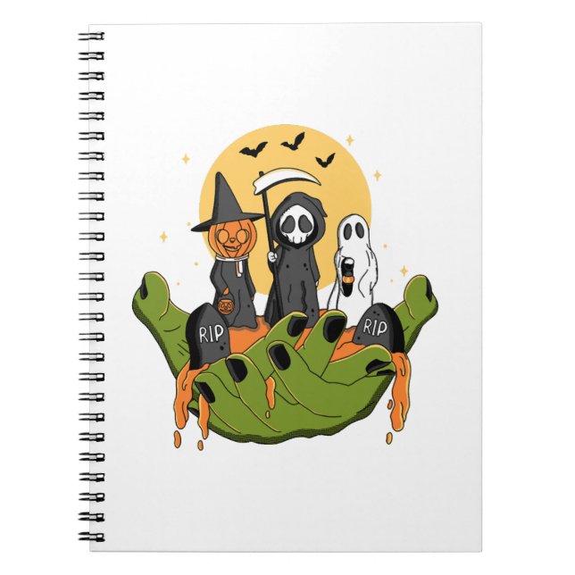 Caderno Espiral Uma Parte do Halloween (Frente)