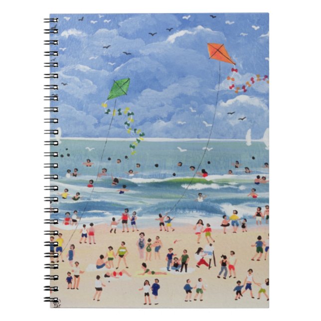 Caderno Espiral Uma praia Cornish (Frente)