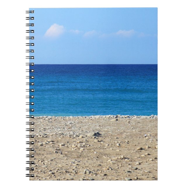Caderno Espiral Uma praia perfeita (Frente)