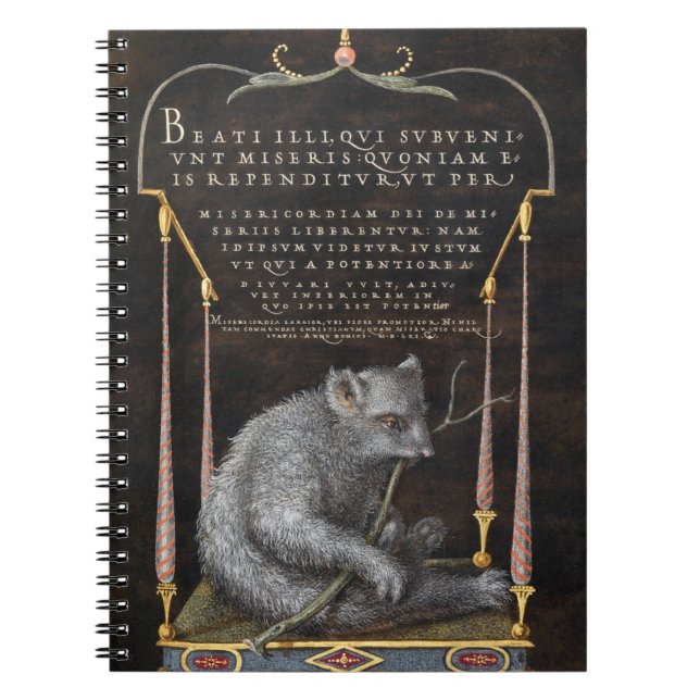 Caderno Espiral Uma prega de Mira Calligraphiae Monumenta (Frente)