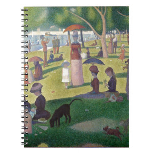 Caderno Espiral Uma tarde de domingo na ilha de La Grande Jatt