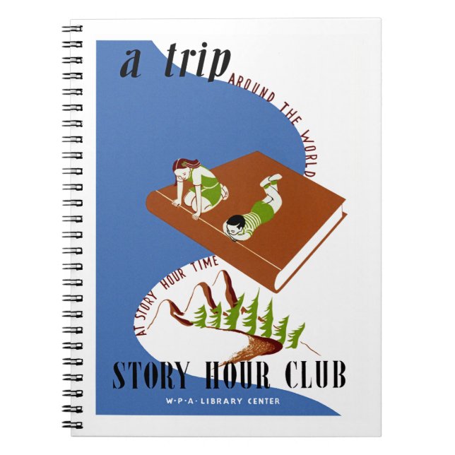 Caderno Espiral Uma viagem pelo mundo na hora da história (Frente)