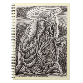 Caderno Espiral Uma vida santa é uma vida perdida