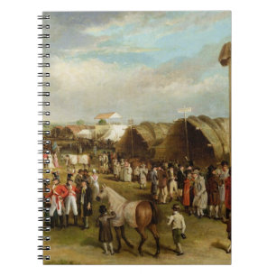 Caderno Espiral Uma vista extensiva do Oxford compete (óleo no