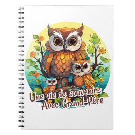 Caderno Espiral Une vie de souvenirs avec Grand-Père