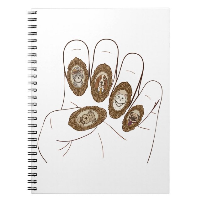 Caderno Espiral Unhas de Família (Frente)