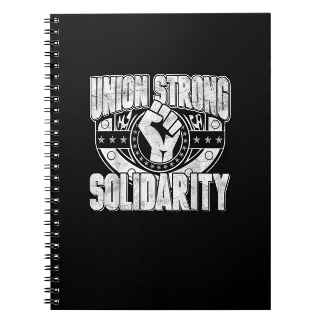 Caderno Espiral União Forte Solidariedade (Frente)